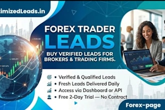 give a fresh forex leads, investor leads, depositor leads ,