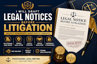 prepare legal notices before litigation