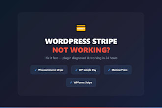 stripe payment fix for wordpress woocommerce or any plugin