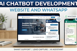 build an ai chatbot for whatsapp and website
