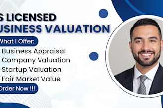 provide professional business valuation and company valuation report