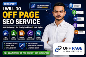 do manual off page SEO and high quality link building