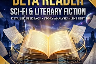 beta read your first chapter and give honest reader feedback