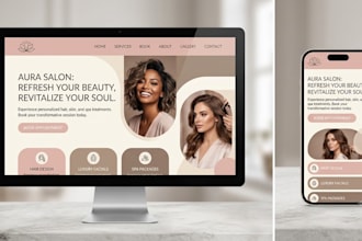 build a website for your salon clinic or local shop