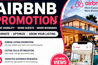 boost airbnb booking, airbnb marketing, vrbo, airbnb promotion, airbnb listing