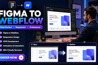 develop a webflow website and convert figma to webflow
