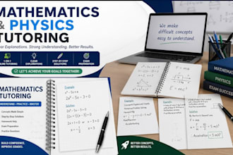 tutor mathematics and physics, and provide proofreading