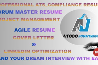 craft scrum master, project management, agile resume, resume and resume writing