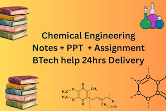 create chemical engineering notes PDF, PPT and assignment