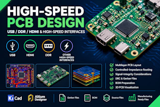 design high speed pcb for usb ddr hdmi and high speed interfaces