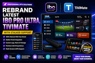 rebrand latest ibo pro ultra, tivimate with stalker support