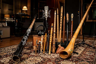 record didgeridoo, bansuri, tin whistle, ocarina, recorder, duduk, alphorn, more