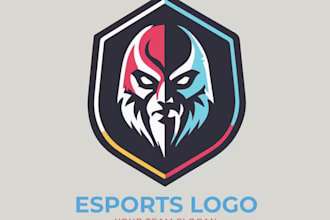 do esports mascot logo for twitch, gaming