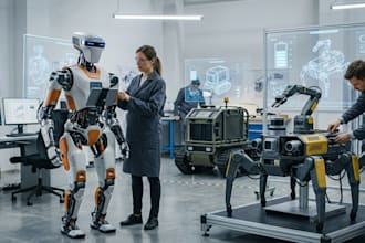 design robots and concept art of futuristic mocha