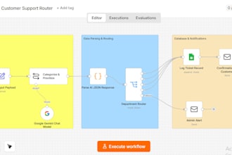 build custom n8n ai automation workflows and chat agents