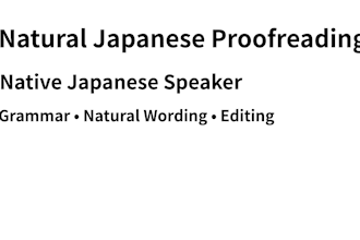 proofread and correct your japanese text naturally