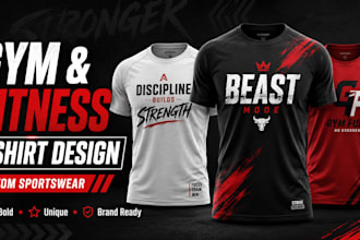 design custom gym fitness t shirts for your sportswear brand