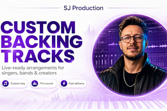 create a custom professional backing track