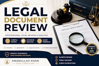 write professional legal documents, notices and applications