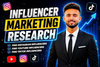 find best instagram, tiktok and youtube influencer list, influencer research