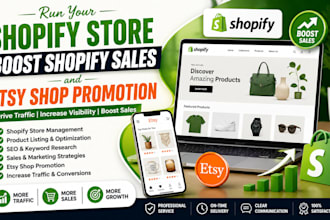 setup shopify store and your shopify sale with SEO marketing