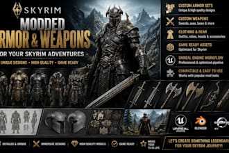 make modded armor and weapons for your skyrim adventures