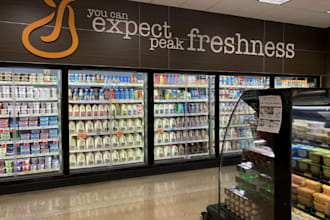 do 3d supermarket interior retail grocery  store space planning furniture layout