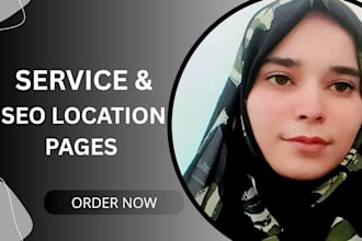 write service pages and SEO location pages