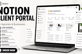 build a notion client portal for your agency or business