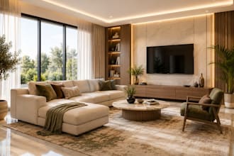 do realistic virtual staging for empty rooms real estate airbnb and interiors