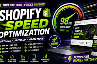 optimize your shopify store speed and improve performance