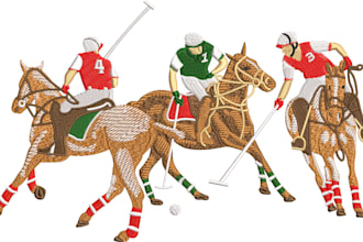 digitize image for embroidery digitizing into dst pes 1hours