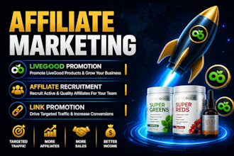 promote your livegood affiliate business and generate targeted leads