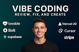 review, fix your vibe code or make custom web application with vibe coding