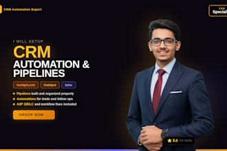 be ghl crm, zoho, airtable and hubspot CRM automations expert developer you need