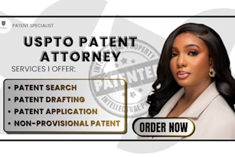be your uspto patent attorney for patent search drafting and filing