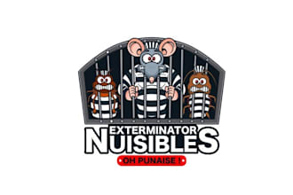 design glamorous exterminator brand logo