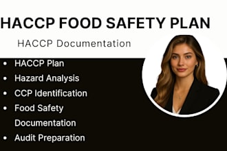 haccp certification food safety plan documentation compliance audit food safety