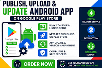 publish update and upload your android app on google play console