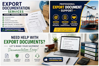 prepare professional export and import documentation for your shipment