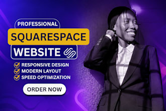 build sqaurespace website design and redesign squarespace website development