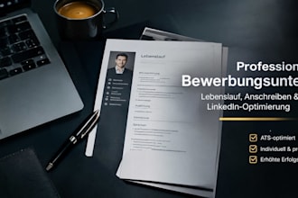 write a professional german cv and cover letter