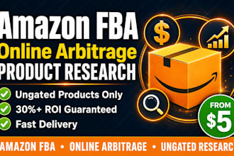 amazon fba online arbitrage ungated product research expert