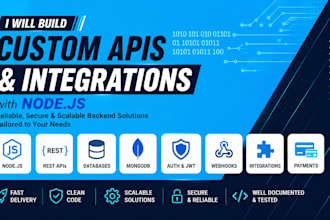 build custom apis and integrations with node js