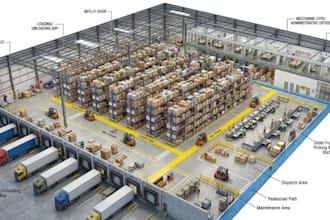 draw house floor plans, office layouts, and warehouse space plans