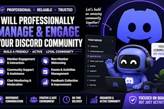 professionally manage and engage your discord community