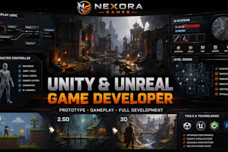 create a 3d game environment in unity