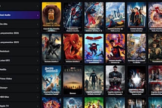 develop and rebrand custom iptv app for android TV with modern UI and API setup