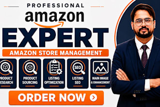 provide complete amazon store management services