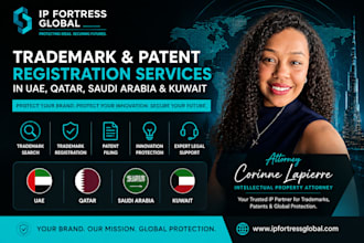 register your trademark and patent in uae, qatar, saudi arabia and kuwait